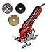 Einhell Mini-Handkreissäge TC-CS 89 (600 W, 7200 min-1, 27 mm Schnitttiefe, 10 mm Sägeblattaufnahme, Spindelarretierung, TCT Sägeblatt, Parallelanschlag)
