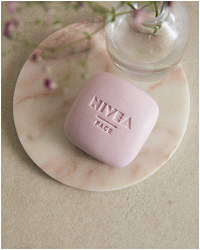 Nivea MagicBar Solid Face Cleansing Radiant Beautiful (75 g), Facial Cleanser for Radiant Skin, Certified Natural Cosmetics with Rose Extract & Vitamin E - Image 8