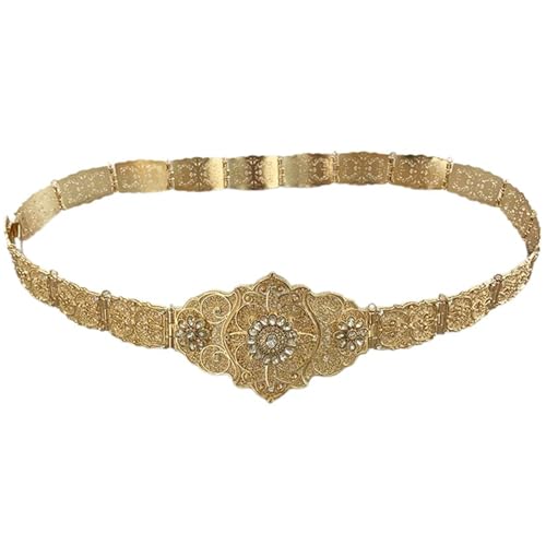 Elegant Belt For Wedding Russian Caucasus Costume Belt For Festival Themed Party Carving Crystal Waist Corset