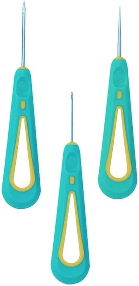 3 Pcs Green Round Hole Cone Hand Drills Punch Needle Candles Wick Tools for DIY Silicone Mould Making Punch Candle Making