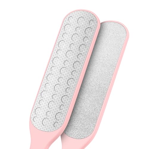 GeeRic Lima Pies Durezas Profesional,Remover Pedicure Raspa para Eliminar Callos y Talones Agrietados Ammorbidisce Dry Talloni Screpolati la Pelle con Mango Ergonómico -Acciaio Inox