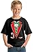 Awkwardstyles Youth Tuxedo Christmas Costume T-shirt Santa Kids Shirt