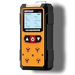 Gas Leak Detector 4-in-1 (H2S, EX, O2, CO) - Reliable Home and Workplace Safety Monitor with Precise Detection - Rechargeable, Rugged Build, Instant Alerts, Temperature Range: 14°F to 131°F