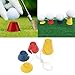 4 in 1 Different Height Golfs Tees Winters Rubber with Rope Holder for Indoor Outdoor Backyard Golf Rubber
