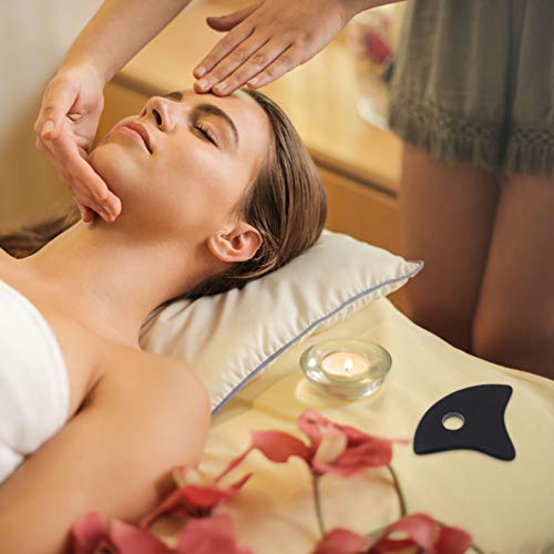 ARTIBETTER Placa Triangular Raspagem Guasha Bian Pedra Placa Guasha Ferramenta De Massagem para SPA