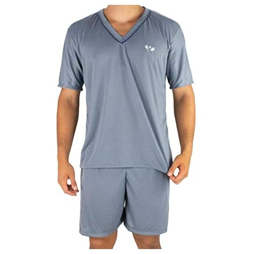 Pijama Curto Masculino Fechado Plus Size