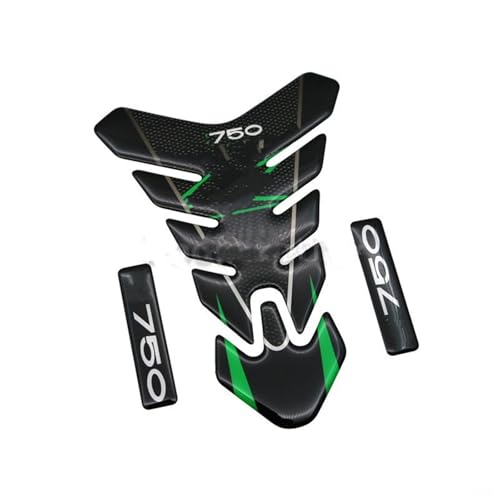 Pegatina motocicleta Kawasaki Z750 protector tanque contra desgaste y roces Color 2