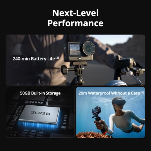 Image of DJI Osmo Action 6 Standard Combo, 4K120fps, 1 /1.1 inch Sensor, f /2-f /4, 4h Battery
