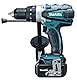 Makita Akku-Schlagbohrschrauber 18 V / 5,0 Ah, 2 Akkus und Ladegerät im MAKPAC, 1 Stück, DHP458RTJ