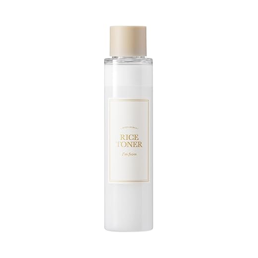 [I'm From] Rice Toner, 5.07 fl oz | 77.78% Rice Extract from Korea, Glow Essence with Niacinamide, Hydrating for Dry Skin, Vegan, Alcohol Free, Fragrance Free, Peta Approved, k Beauty Toner