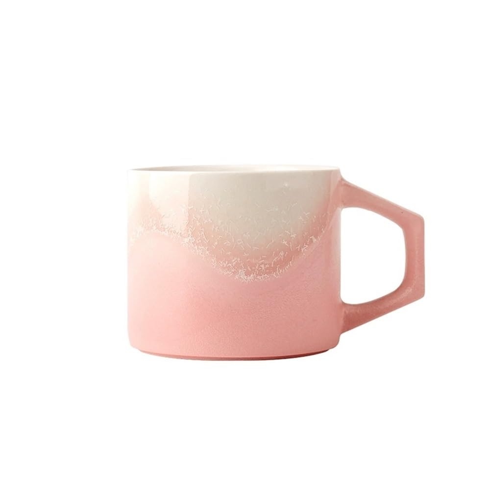 Ceramiczny kubek do kawy Kubek ceramiczny podszkliwny w kolorze śniadaniowym, odpowiedni do kawy i mleka Filiżanki kawy