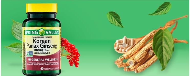 Miniatura 9 de 4 TOP CARE Cápsulas vegetarianas coreanas de Panax Ginseng, 100 mg, 60 unidades