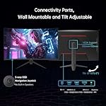 KTC 32 Inch FHD 1080p Curved Gaming Monitor - VA 1500R Curved Monitor, 165Hz 1ms MPRT, FreeSync & G-Sync, 122% sRGB, DP/HDMI, VESA, HDR10 for Gaming Home Office Business PC Monitor - Image 5