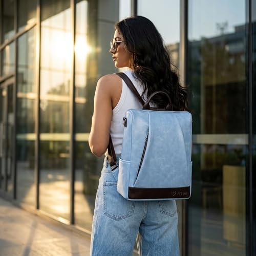 Image of VISMIINTREND Backpack Bags for Women | Rakhi Gift for Sister | Vegan Leather Laptop Bag for Women Office, Backpack for College, Daily Travel Bagpack - Rakshabandhan Gift For Sister