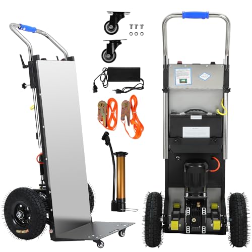 Carretilla eléctrica para escaleras 1200W capacidad 900 lb miniatura 1