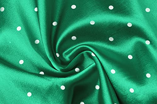 Image of Umeyda Women & Girls Pajamas Set, 2 Piece PJS Satin Silk Sleepwear Button-Down Top with Shorts for Mom Kids Gifts
