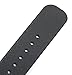 Bandini 20mm Rubber Watch Strap for Citizen Promaster Dive Watch Band, Replacement for Diver Band Seiko Bands, Curved Lines - Black Diver 20mm Rubber Bands Men