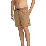 Volcom Mens 17" Elastic Waist Surf Swim Trunks – Quick-Dry Boardshorts with Drawstring and Back Pocket - Image 3