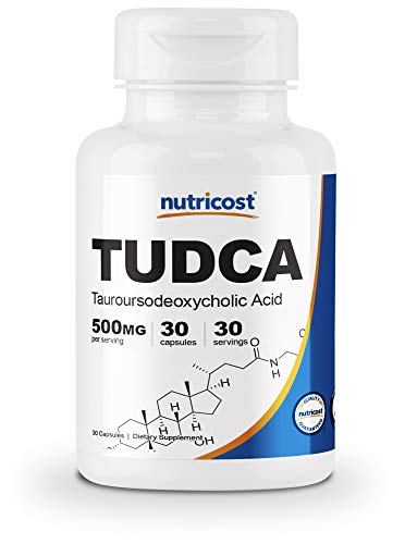 Nutricost Tudca 500mg, 30 Capsules (Tauroursodeoxycholic Acid) - Premium Quality, Gluten Free