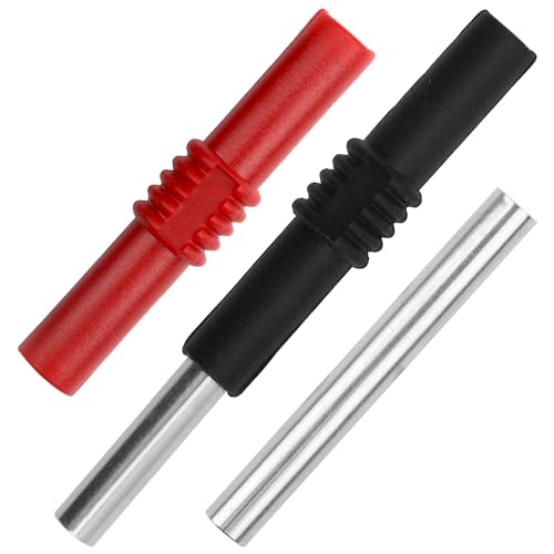 Image of 10Pcs Insulated 4mm Banana Plug Coupler Female to Female Banana Socket Jack for 4mm Banana Extension Multimeter Speaker Test Leads Electrical Connections Testing