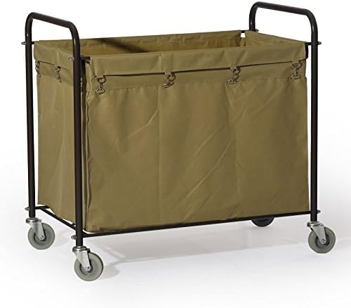 Commercial Laundry Cart, W 37" x W 21.8" x H 35"
