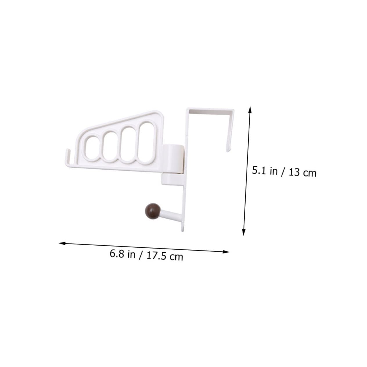 LIFKOME White Over The Door Hooks Door Coat Rack Hat Hook for Closet Multi-Functional Hanger Rack