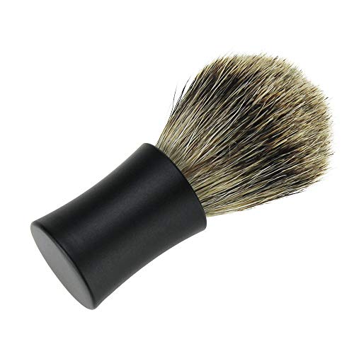 DIY Professionelle Aluminium-Barber-Salon-Werkzeug-Set Schwarz Griff Rasierpinsel Männer Schnurrbart Bart Gesichtsreinigung Razor Pinsel