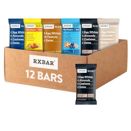RXBAR Protein Bars, 12g Protein, Gluten Free...