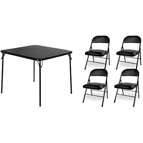 Folding Card Table and Chair Set Table & Chair Sets