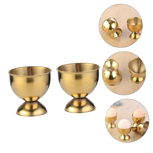 TOPBATHY 60stücke Eierbecher Eierhalter Für Tisch Spülmaschinenfest Und Rostfrei Für Gekochte Eier Und Festliche Anlässe – Bild 3