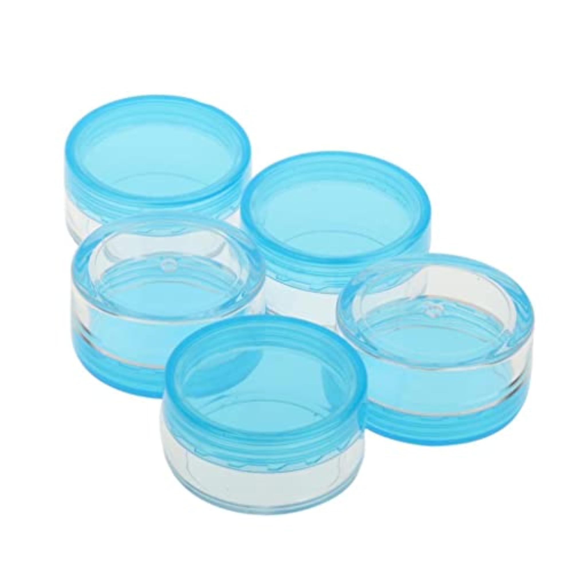 5pcs 10g Cosmetic Empty Jars, Blue
