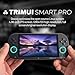 Trimui Smart Pro Retro Game Console 4.96-Inches 720x1280 IPS Screen Built-in 64G TF Card Video Gaming Consoles 5000mAh Lithium Battery Supports Multiple Simulators Casual Game Console(White)