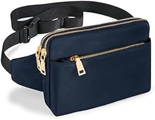 Fanny Packs for Women & Men, Waist Bag Fanny Pack for Girls Boys Teens with Multi-Pockets, Casual Hip Bum Bags Belt Bag for Travel Hiking Cycling Concert…