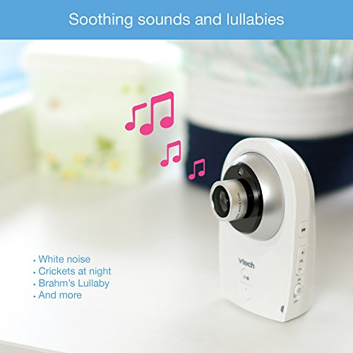 Vtech Vm351-2 Video Baby Monitor With Interchangeable Wide-Angle Optical Lens And Standard Optical Lens, 720P #TOP2
