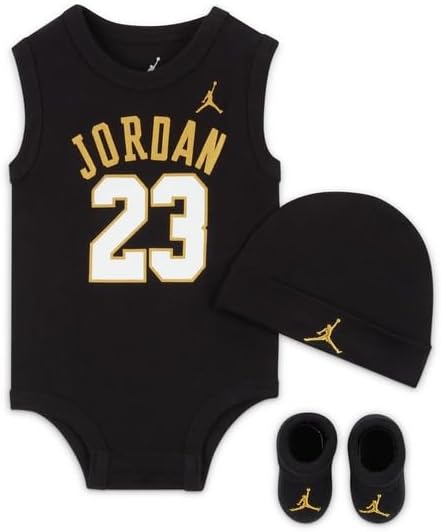 Nike Jordan 3 piece set (onesie, hat, booties) 0-6 month