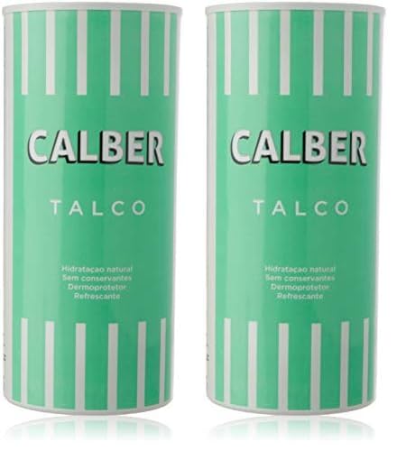 Calber Talco Dermoprotector - 500 g (Paquete de 2)