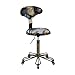 TRRE@ Sgabello Girevole Idraulico Regolabile Girevole della Sedia a Gas della Retro Sedia Rotonda per Lavoro di Parrucchiere, Una Parte Girevole di 360 Gradi, capacità Massima del Peso 140kg