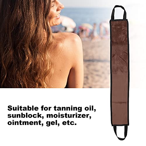 Aplicador de bronzeamento macio para as costas, esfoliante fácil de usar para chuveiro, escova corpo