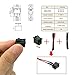EUDAX 6 Set Rectangular Mini Electric 1.5-3V 24000RPM DC Motor with 84 Pcs Plastic Gears,Electronic Wire, 2 x AA Battery Holder,Boat Rocker Switch,Shaft Propeller for DIY Science Projects