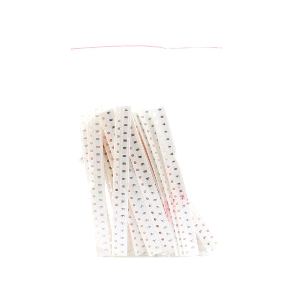 Accesorios para resistencias 420pcs 0603 Kit de resistencia SMD Kit surtido 5% Kit de muestra Bolsa de muestra 240K a 5.1M
