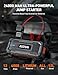 AstroAI S8 Ultra 4000A Jump Starter, 24000mAh Car Starter(All Gas, Up to 12L Diesel Engine), 12V Auto Battery Booster Pack, Jump Box with USB Quick Charge and DC/Type C Port, LED Light, Jumper Cable