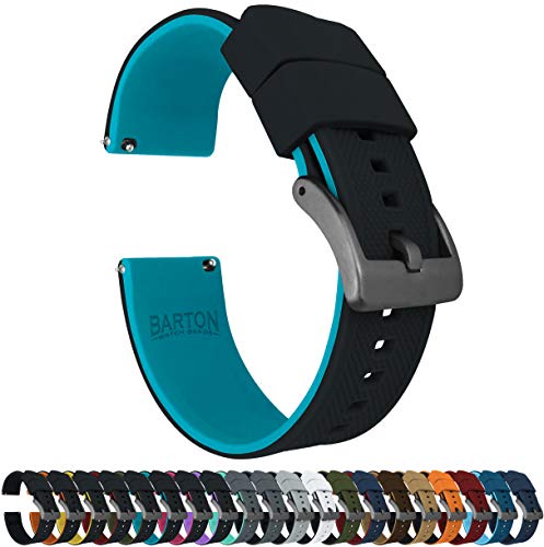 Image of BARTON Elite Silicone Watch Bands - Gold Buckle Quick Release