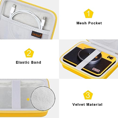 Funda Canboc para cámara instantánea Kodak Mini 3 retro amarilla miniatura 6
