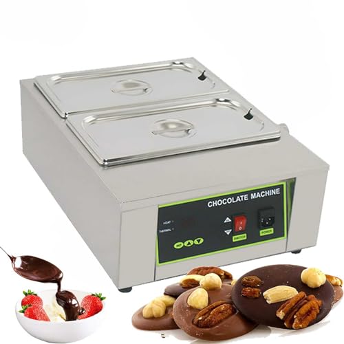 Máquina eléctrica profesional para fundir chocolate 6 compartimentos