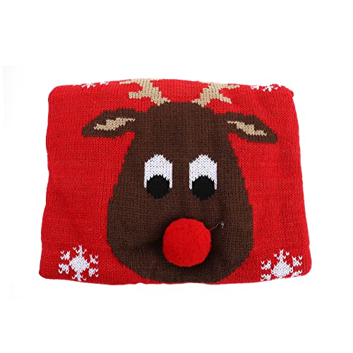 Housoutil Suéter De Navidad para Mascotas Ropa para Perros Suéter De Complemento para Celebración Navideña