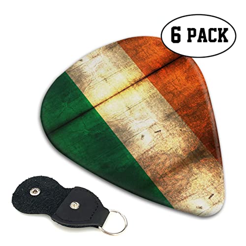 Ensemble de 6 médiators de guitare drapeau irlandais pour guitare acoustique, guitare électrique, basse, ukulélé – fin… - Les Beatles, Paul McCartney, John Lennon, RIngo Starr, George Harrison Ensemble de 6 médiators de guitare drapeau irlandais pour guitare acoustique, guitare électrique, basse, ukulélé - fin… – Image 3