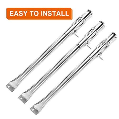 Grisun Grill Replacement Parts For Pit Boss 1100 Pro Series Triple-Function Combo Grill, Stainless Steel Grill Burner With Porcelain-Enameled Heat Plate, Heavy Duty Replacement Parts #TOP4