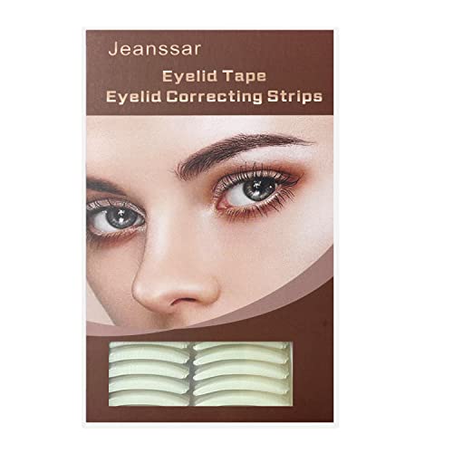 400Pcs Invisible DoubleEyelid Tape,Natural Fiber Sticky Eyelid Tape Stickers, Instant Eyelid Lift, Waterproof Invisible Double Eyelid Stickers, for Hooded Droopy Uneven Mono-eyelids