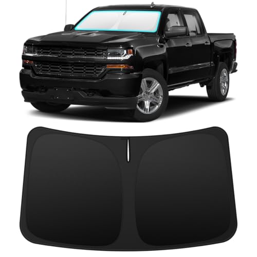 Image of INSAUTO Windshield Sun Shade for Chevrolet Silverado /GMC Sierra 2014-2018