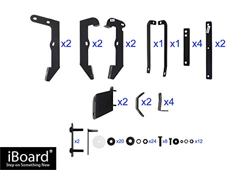 Compatible With 2013-2018 Pathfinder (Excl. 15 Platinum) & 2013-2017 Infiniti Qx60 (Nerf Bar | Side Steps) 4" Black Eboard Running Boards #TOP6